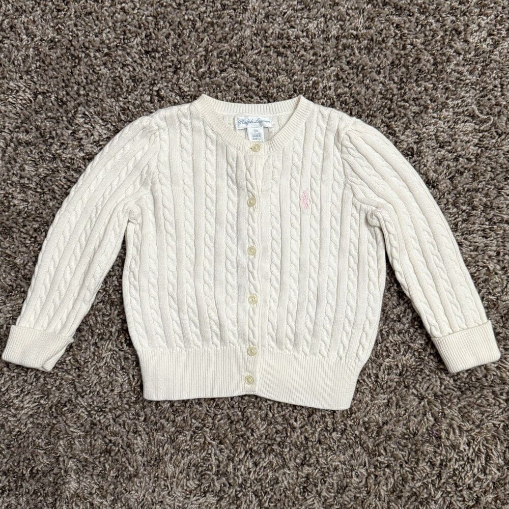 Baby Girl Ralph Lauren 18 Months Knitted Cardigan